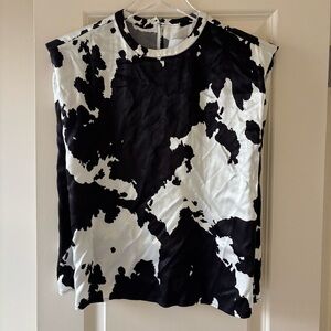 Black and White Women's Top